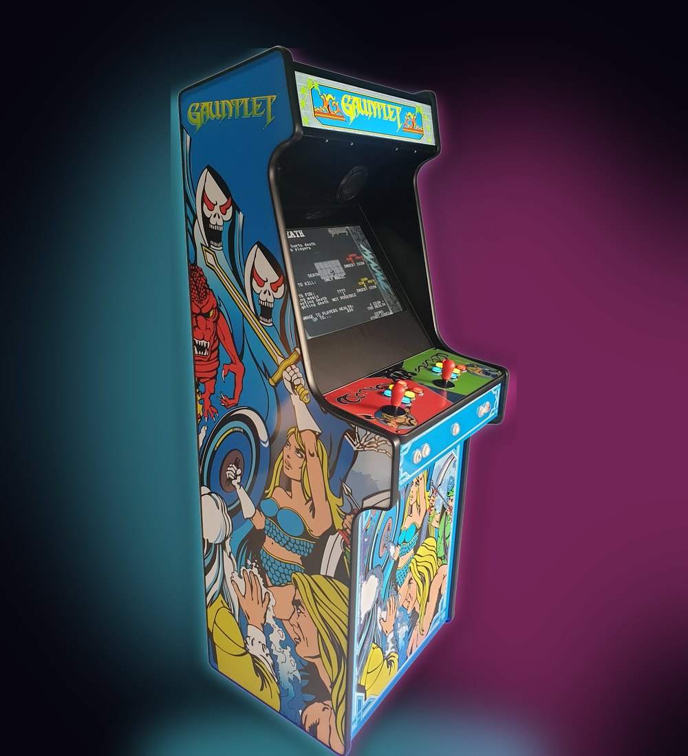 The Arcade City Gauntlet cabinet